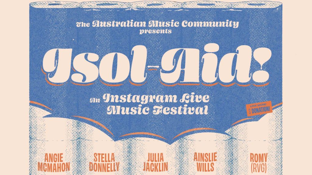 Live Music fans rejoice! Instagram Live Music Festival Isol-Aid this weekend